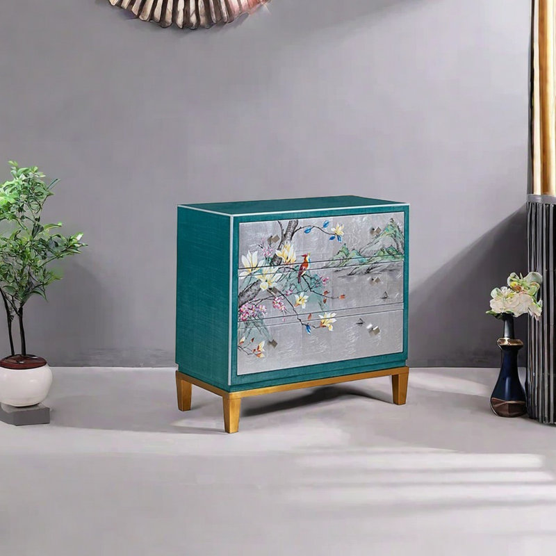 Commode de tiroir moderne peinte
