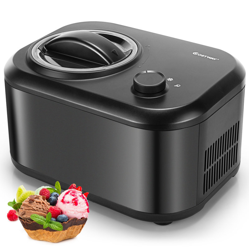 1L Ice Cream Maker, Black