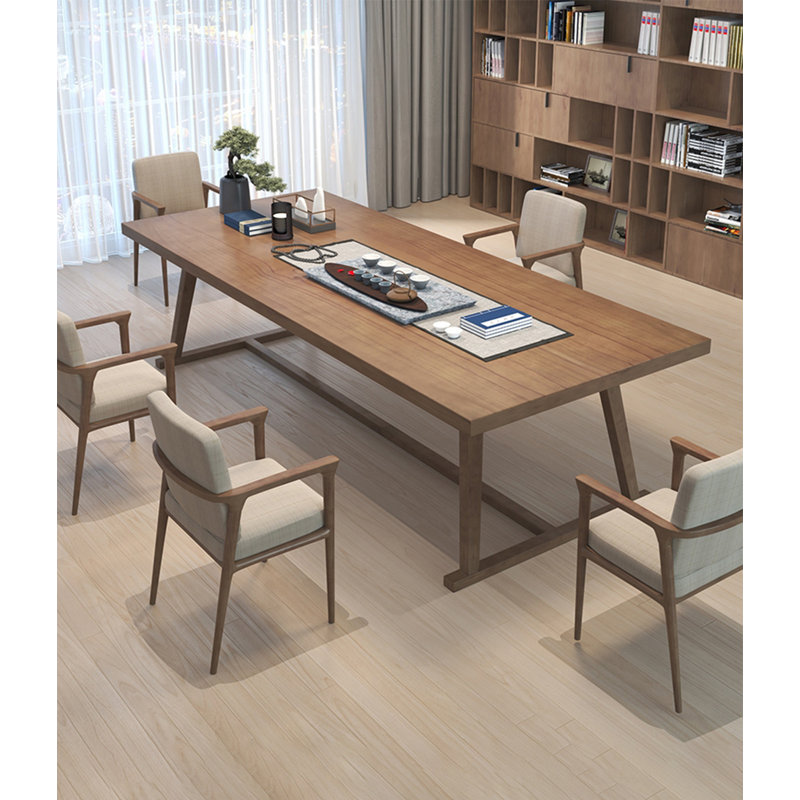 Simple Modern Solid Wood Desk