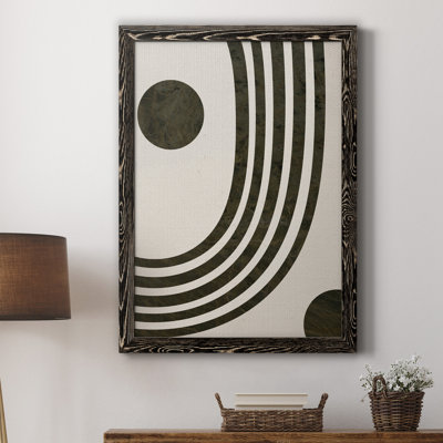 «Tubular Abstract I», peinture sur toile encadrée