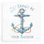 «Nautical Life IV No Stripes» par Lisa Audit, art mural en verre acrylique-1319393908