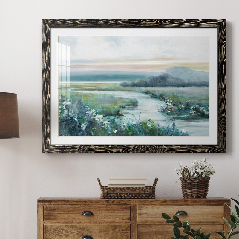 «Eternity in Twilight» par J Paul - reproduction d'art sur toile encadrée, H 37,5 po x l 27,5 po x P 1,5 po, Noir