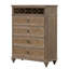 Commode transitionnelle Lyris, chêne rustique
