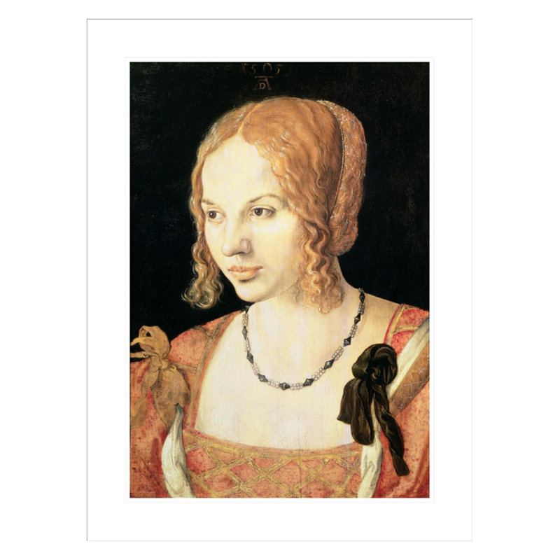 «Young Venetian Woman» par Albrecht Dürer, impression giclée encadrée, H 29,5 po x l 22,31 po
