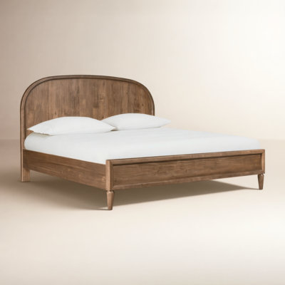 August Solid Wood Bed