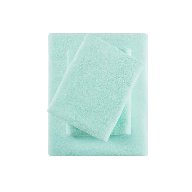 4 PCS Cal King Sheet Set Aqua