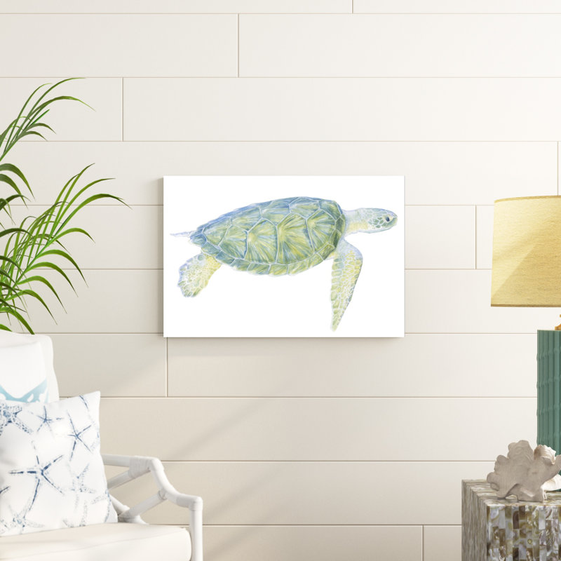 Tortue de mer tranquille I, H 20 po x l 30 po x P 1,25 po