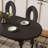 French retro solid wood dining table sets.-105356926