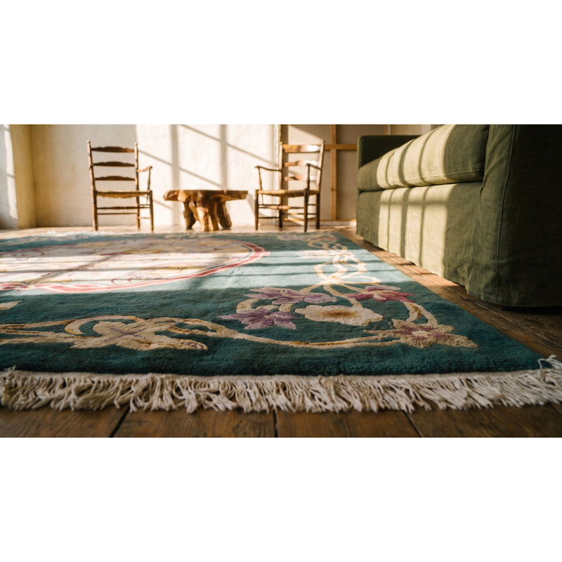 Tapis antique chinois Art Deco / Art Nouveau