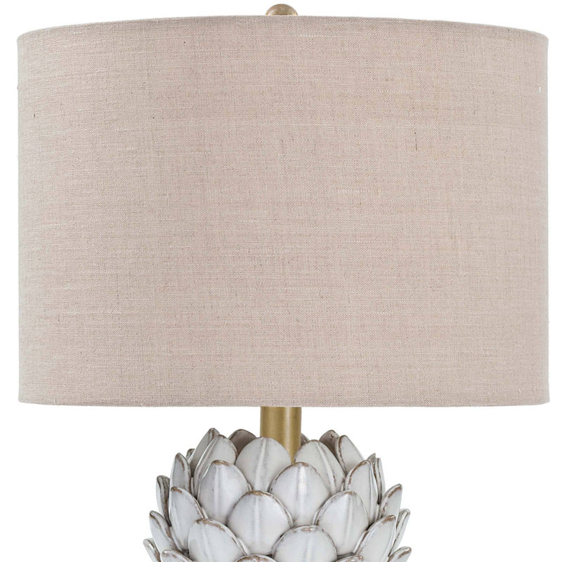 Leafy Artichoke Ceramic Table Lamp