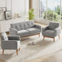 Analeah 3-Piece Tufted Polyester Loveseat and Armchair Set