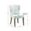 Chaise à oreilles Wingback