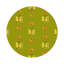 Sous-verres ronds en cuir Gem