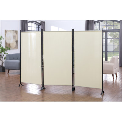 Eliana 102" W x 71" H 3 - Panel Folding Room Divider