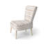 Chaise rembourrée Modern - Chaise d'appoint beige-31895821