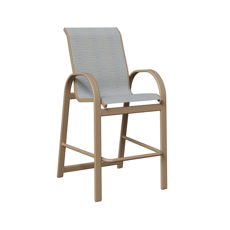 Fauteuil de bar berlinois Berlin Gardens, Chêne veiné de bois, Canne des Caraïbes