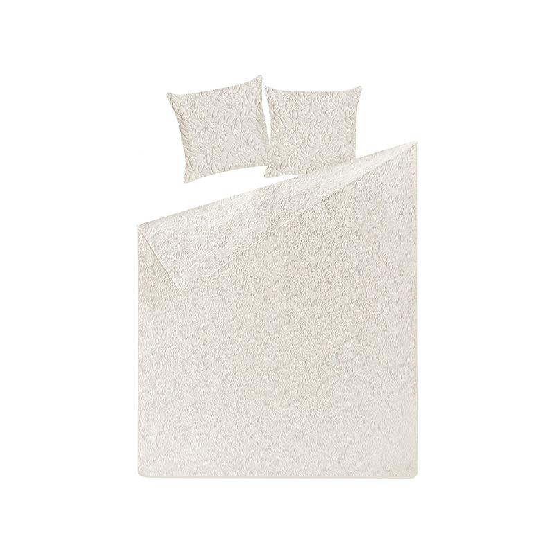 Ridgehaven Solid Colour Bedspread with Pillowcases Included, 160 x 220cm