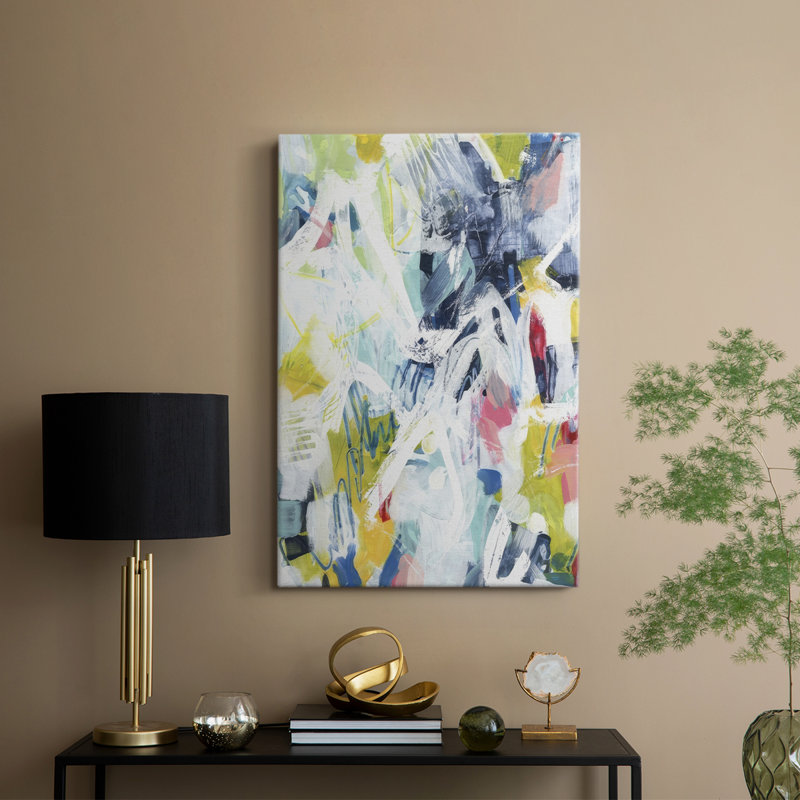 Couche de couleur I - Cavas enveloppés de galerie, H 48 po x l 32 po
