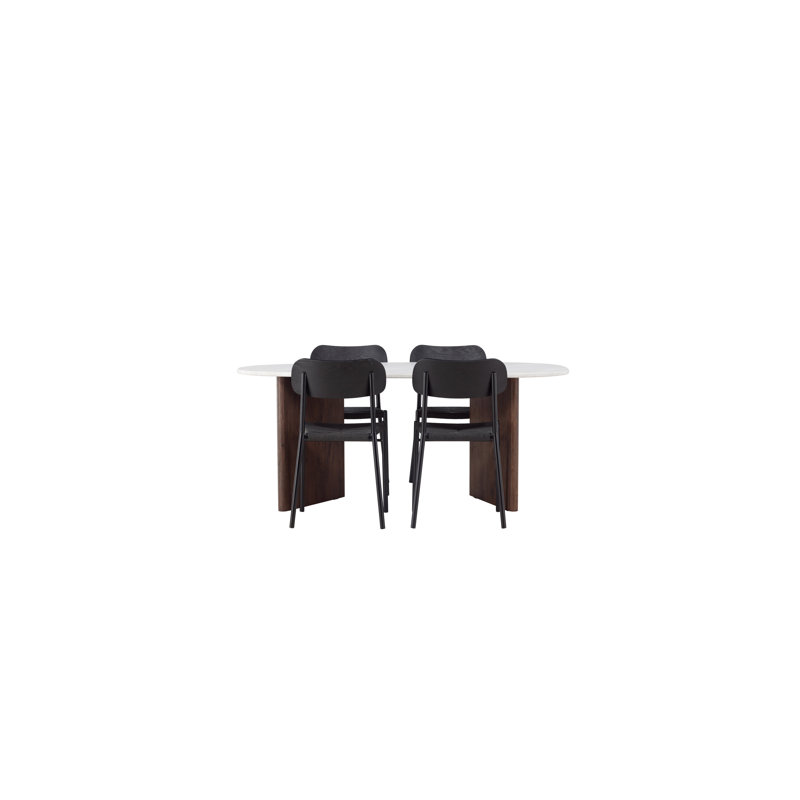 Konawa 4 - Person Dining Set