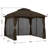 MASTERCANOPY Premium Steel Patio Gazebo with Mosquito Netting-93723299-70124942