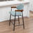 Devane Upholstered Counter Stool With Armrest-123161716