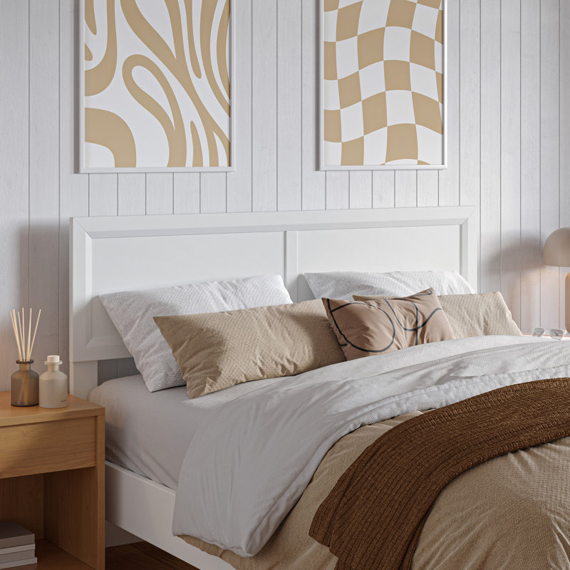 Avaleen Wood Headboard, Full, White