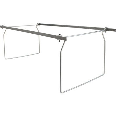 Cadres de dossiers suspendus, lettre, 6 / BX, acier inoxydable