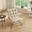 Chaise berçante d'extérieur avec coussin-129891664-129891672