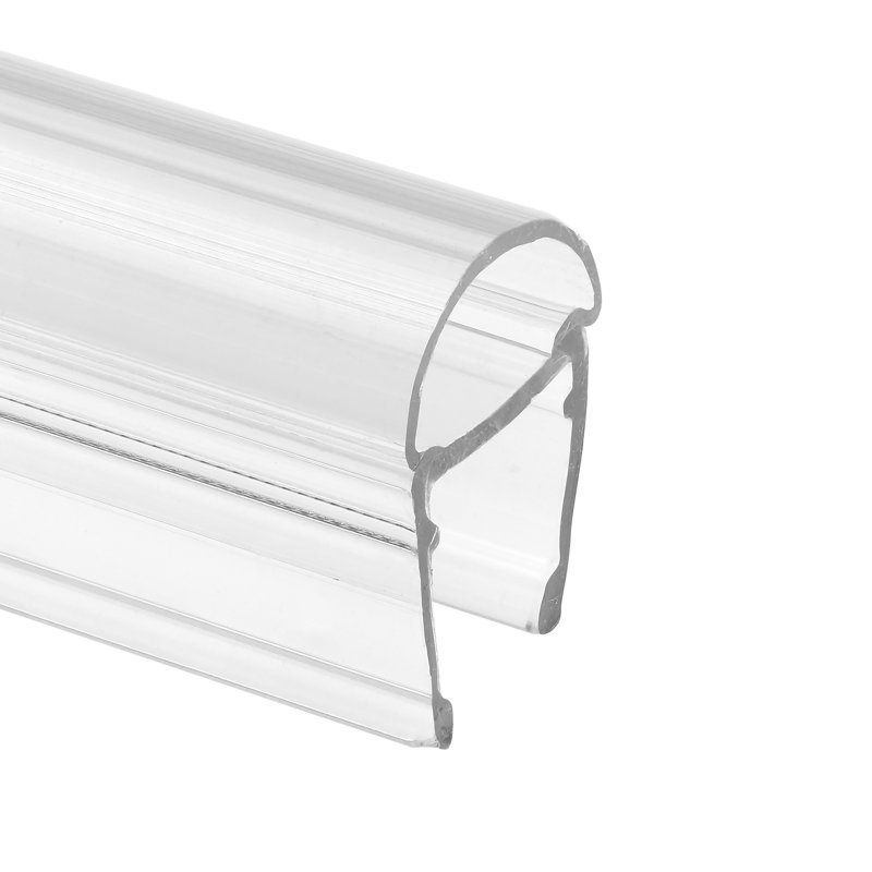 Ampoule de porte de douche en verre 3/8 po Prime-Line, joint latéral vertical, transparent, 78 po, pour porte sans cadre (paquet simple)