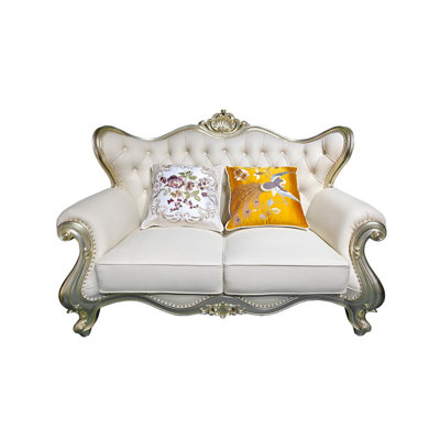 Laaspere 64.9'' Leather Loveseat