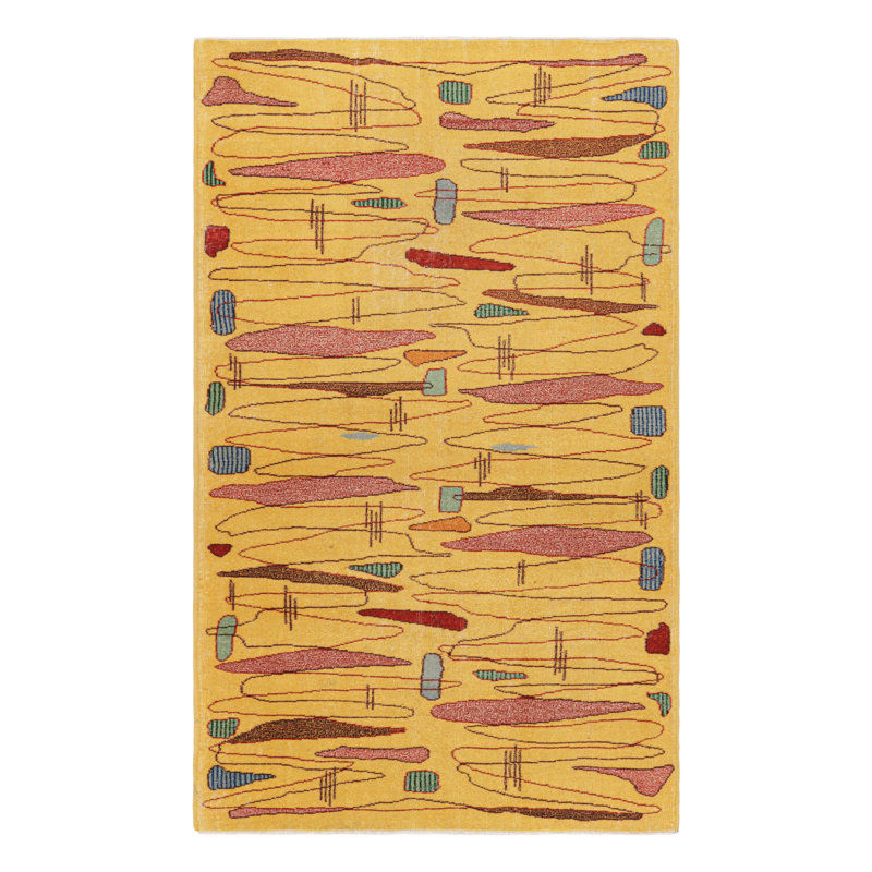 One-of-a-Kind 4'1x7' Hand Knotted Area Rug