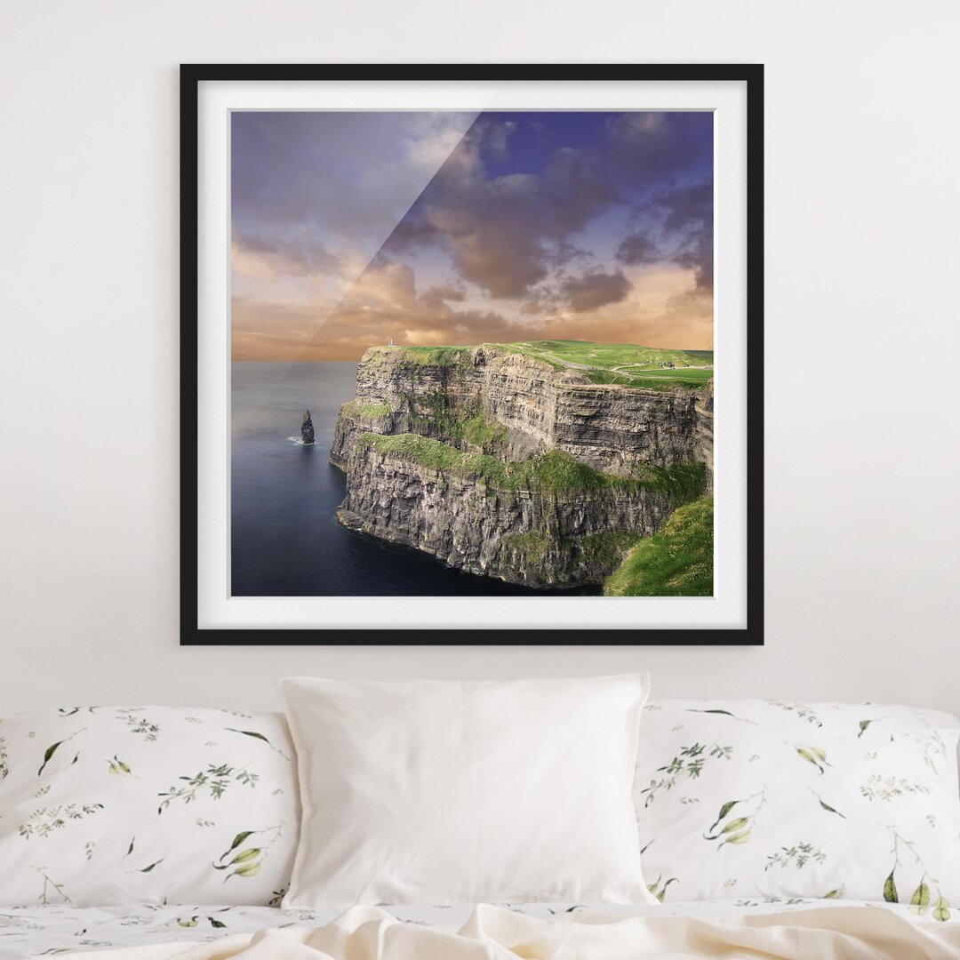 Gerahmtes Papierbild Cliffs Of Moher