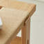 Banc en bois massif Burlywood