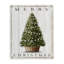 Motif rustique «Merry Christmas Country Farm Tree» par Elizabeth Tyndall - impression-105256200-105256201