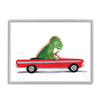 " Dinosaur Monster Sports Car " by Rachel Nieman