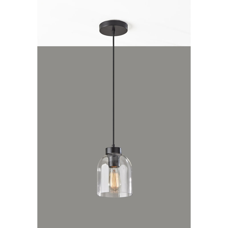 Gemma 1 - Light Single Pendant, Black