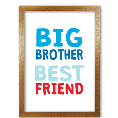 Big Brother Best Friend - Rectangle Print