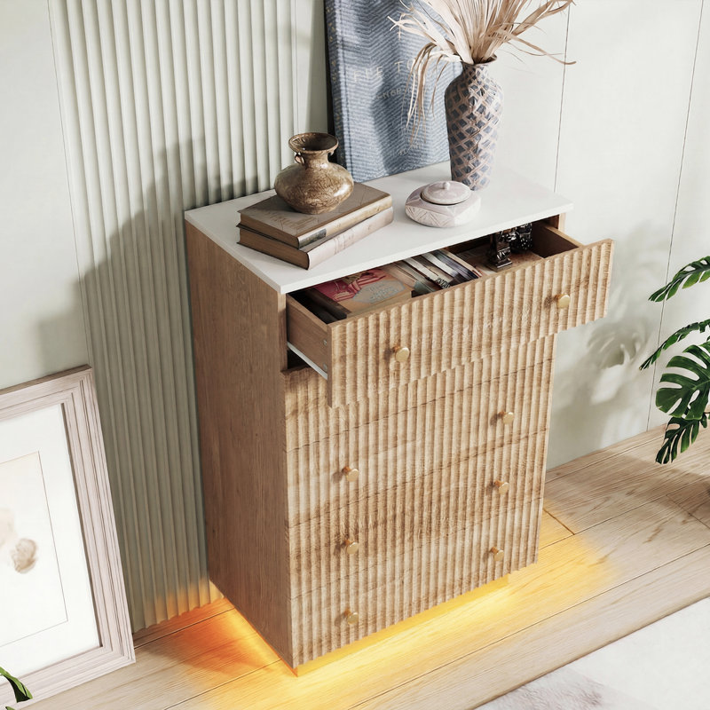 MDF 5 - Drawer Rectangle Accent Chest