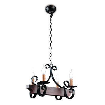 Donegan 4 - Light Candle Style Chandelier