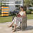 4 - Person Patio Conversation Set with Loveseat, Chairs and Cushions-1862297989