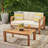 Genser Loveseat & Coffee Table