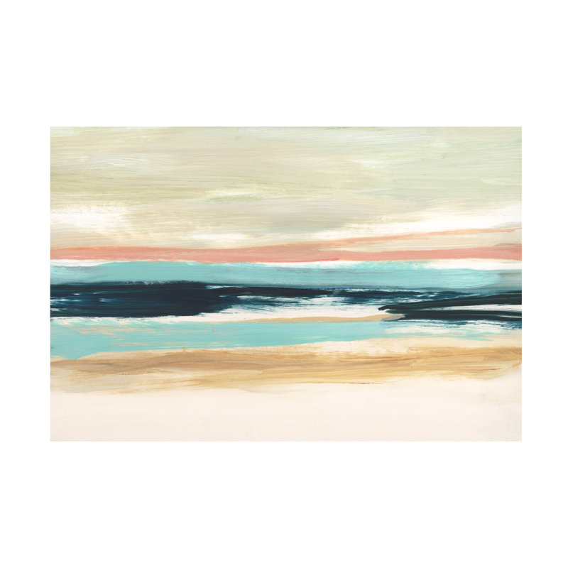«Caribbean Tides II» sur toile, H 22 po x l 22 po