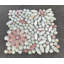 Carreau de mosaïque en verre à motif floral - tuile décorative murale et dosseret