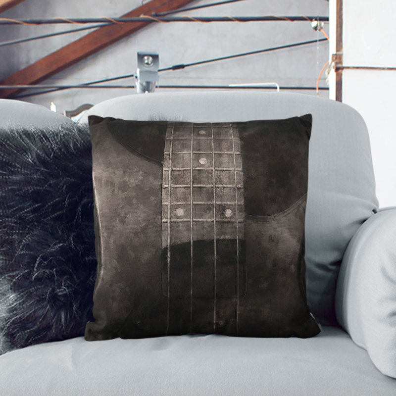 Square Throw Cushion, White, 55cm H x 55cm W x 20cm D