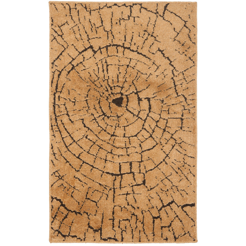 Tapis à motif abstrait Caziyah Kashmir, Rectangle 8 pi x 10 pi