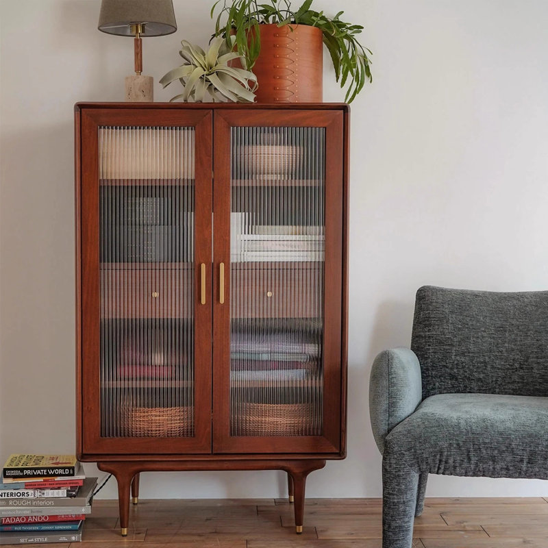 Image color Solid wood Display Cases
