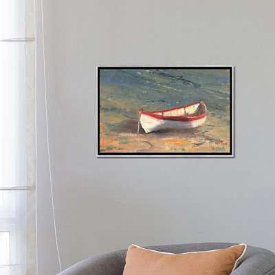 «Beached Boat II» par Marilyn Wendling - reproduction d'art