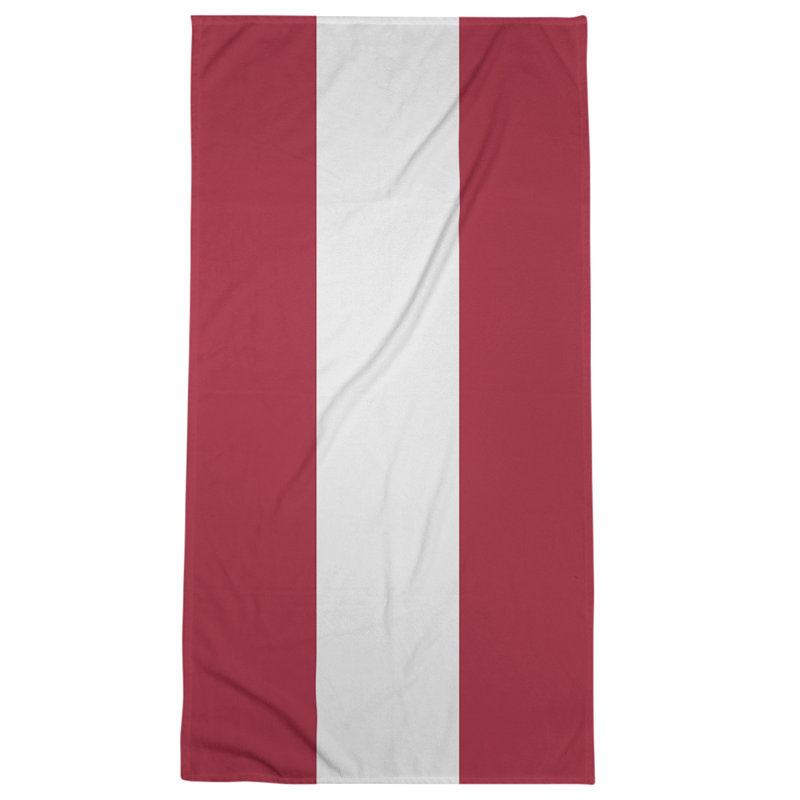 Bath Towel, Barn Red
