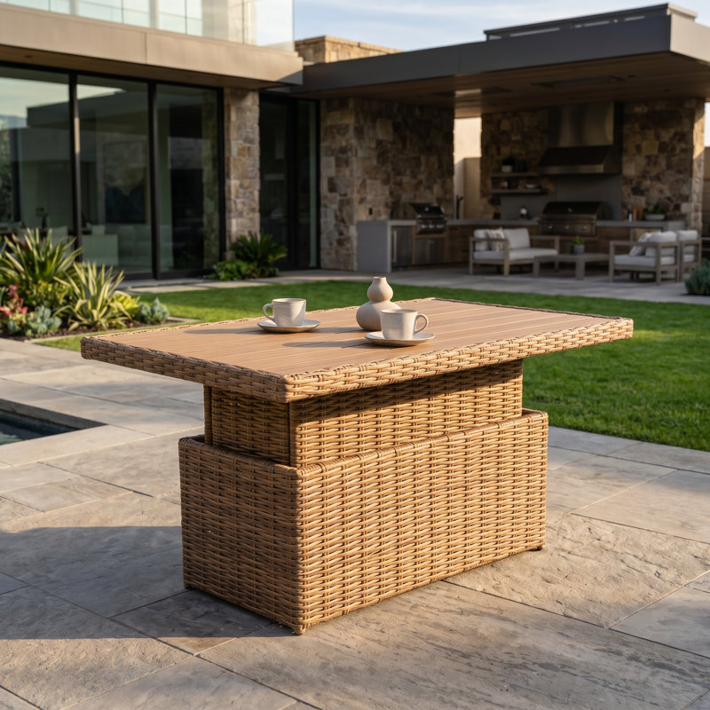 Table basse d'extérieur en aluminium extensible Windsor