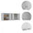 7-Shelf 4-Door 2-Piece Kitchen Set, Upper Wall Cabinet And Kitchen Island, Kitchen Island-90172426
